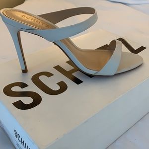 Schutz pearl/ cream heels